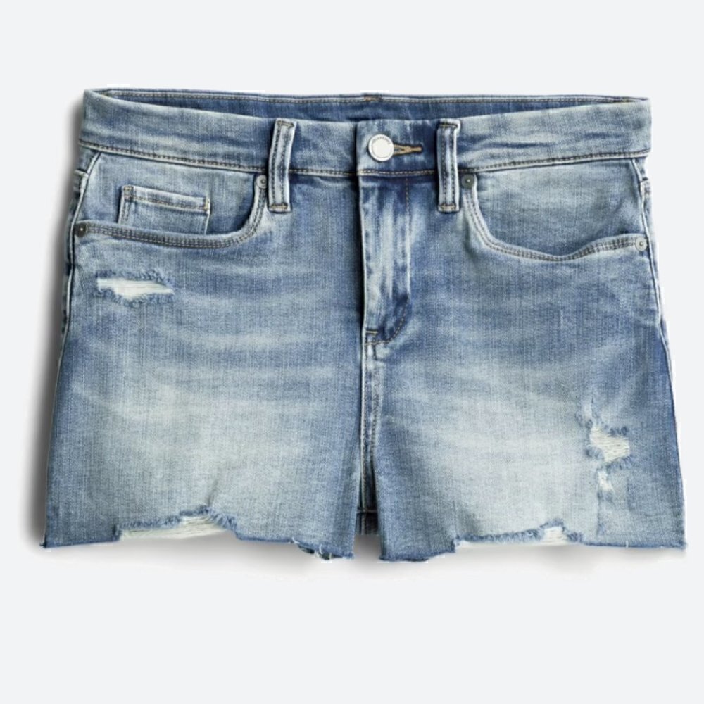 Blank NYC Distressed Denim Shorts Size 29 EUC